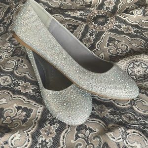 DREAM PAIRS Women's Sole-Shine Rhinestone Ballet Flats Shoes